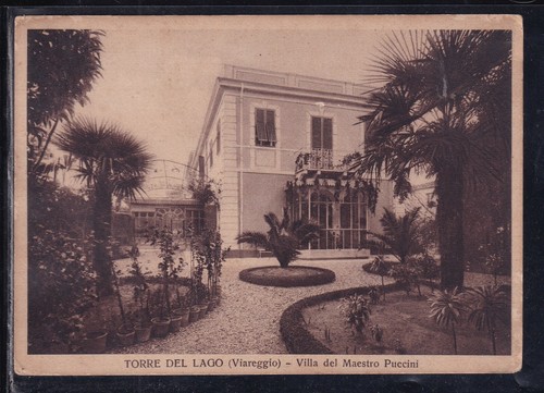 Cartolina torre del lago - torre,