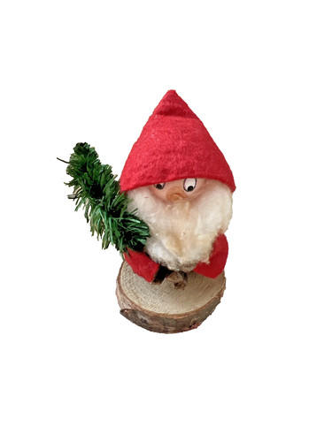 Gnomo natale vintage fatto - gnomo, di