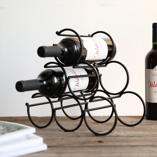 Porta bottiglie vino design - di,