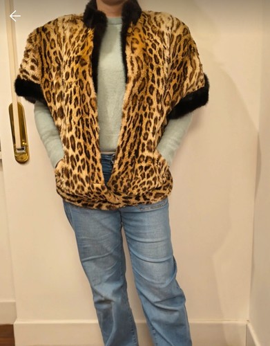 Gilet pelliccia ocelot - pelliccia,