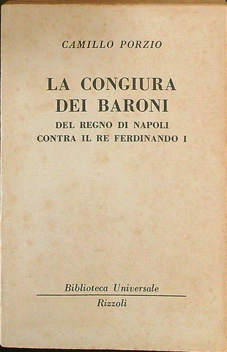 Congiura dei baroni - congiura,