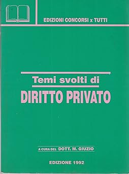 Temi svolti diritto - di, privato