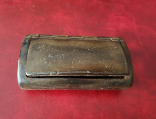 Antica tabacchiera osso - tabacchiera,