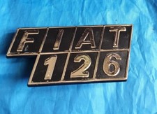  FREGIO SCRITTA  FIAT  126