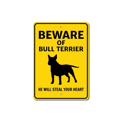 Insegna bull terrier - insegna, terrier,