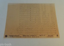 Microfich Catalogo di Ricambi BMW K 100 - K 100 RT / LT Stand 03/1993