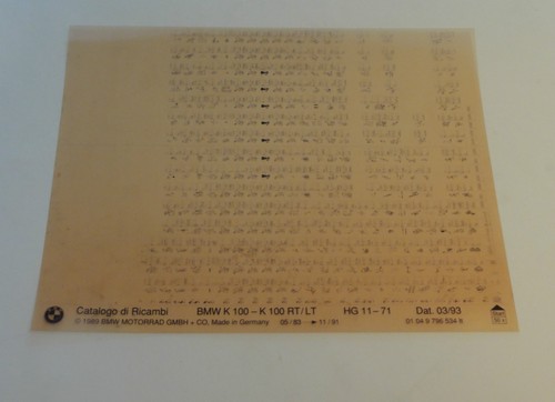 Microfich catalogo ricambi - di,