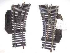 Binari LIMA ITALY H0 rottami:   2 scambi, uno elettrico con bobine buone (RS51)