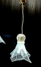 Mid-Century  Italian Murano  Glass Handkerchief Ceiling Lamp carlo scarpa venini
