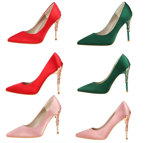 Scarpe donna raso punta - raso,