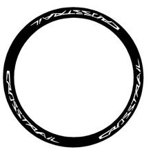 adesivi cerchi bici - 12 adesivi  Crosstrail H 1,7 cm  -  cerchio 61 cm