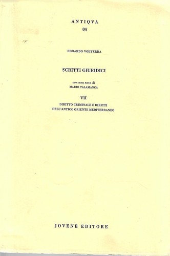 Scritti giuridici vol vii - giuridici,,