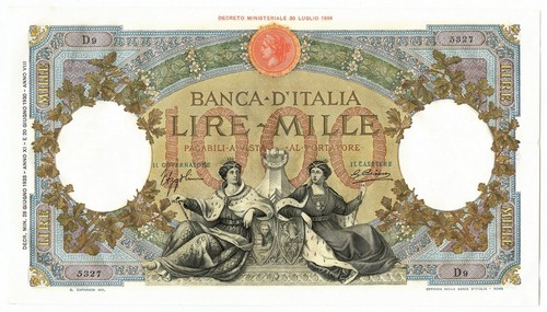 1000 lire capranesi - 1000,