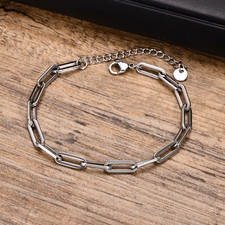 Elegante Bracciale a Maglie in