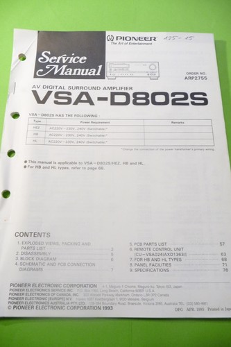 Manuale servizio per - servizio,
