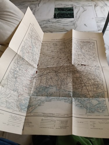 Cartina geografica 1923 - geografica,
