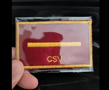 Patch Toppa Grado Capo Squadra Volontario Vigili Del Fuoco CSV