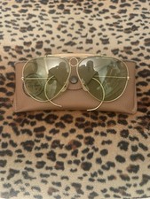 Occhiali Ray Ban Aviator Shooter Green Glasses Anni ‘70 Vintage 62mm BL USA