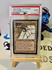 Magic MTG URZA'S mine pulley -ANTIQUITIES psa 9 (NO pauper Transmute Artifact )