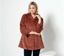 Dennis Basso Giacca donna in pelliccia sintetica con cavo scolpito