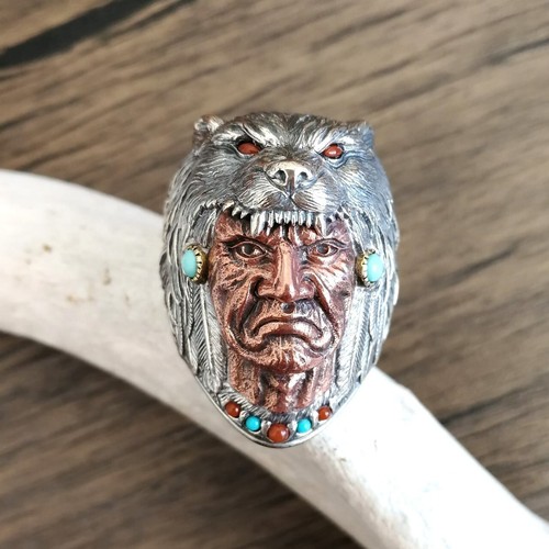 Anello capo indiano - , copricapo