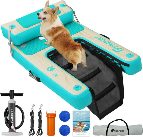 Rampa gonfiabile per cani - cani,