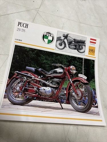 Puch 250 tfs 1953 carte - tfs,