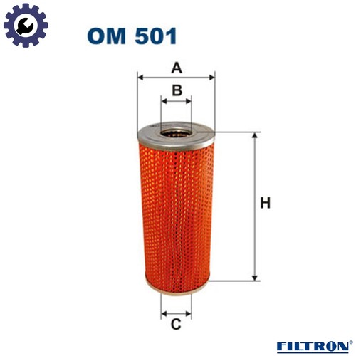Filtro olio 501 - filtro, om