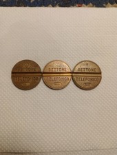3 Gettoni Telefonici Rari