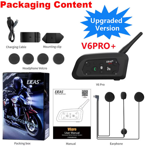 Ejeas pro casco moto - +,