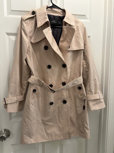 Coach f34024 trench - trench, rosa