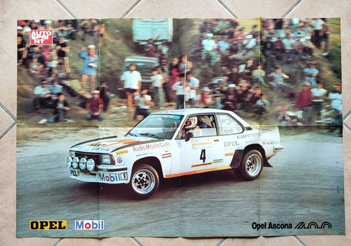 Maxi poster mobil opel - opel, ascona