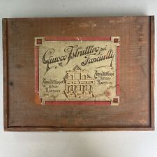 GIUOCO GIOCO ISTRUTTIVO PER FANCIULLI COSTRUZIONI LEGNO VINTAGE COMPLETO