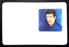 BOLAFFI RIPRODUZIONE FOTOLITOGRAFICA AUTORITRATTO E FIRMA DI GIULIO TURCATO