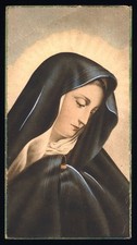 santino-holy card""ediz. NB n.191 MADONNA ADDOLORATA