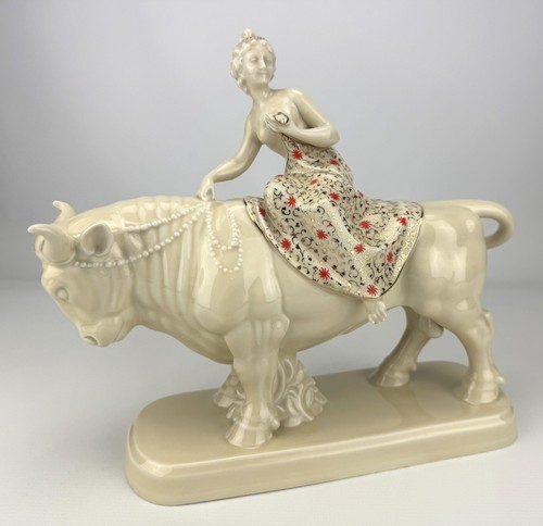 Statua porcellana europa sul - porcellana,