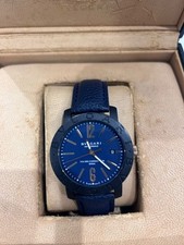 BULGARI CARBONGOLD BLUE BB40CL 40mm VIA DEI CONDOTTI SCATOLA E GARANZIA