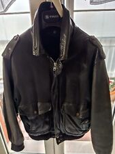 Giacca giubbotto bomber Schott Made in USA - Tg. 48 Italiana originale NERO