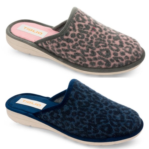 Tiglio 2590 blu rosa pantofole - rosa,