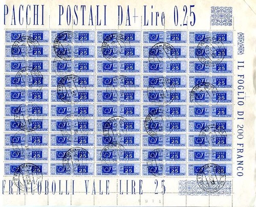 Pacchi postali 25 cent - pacchi,