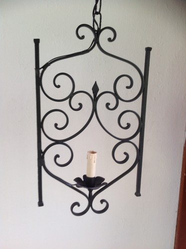 Lampada ferro battuto - lampada, da