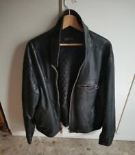 giubbotto vera pelle uomo, nero, anni 90, perfettamente conservato. 