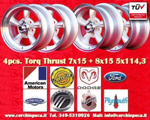 Cerchi torq thrust 7x15 8x15 - 4,