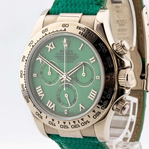 Rolex daytona green beach ref - green,