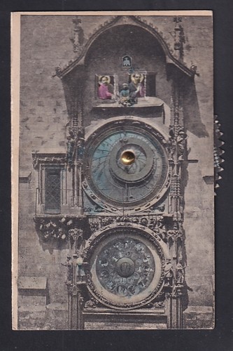Cartolina meccanica praga - cartolina,