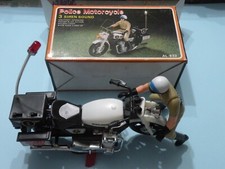 DIE-CAST MOTO POLIZIA A BATTERIE (NON TESTATA) OTTIMO BOX OTTIMO