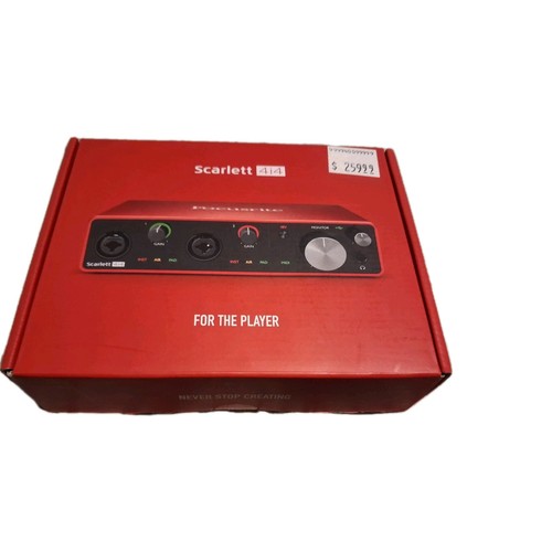 Focusrite scarlett 4i4 - focusrite,