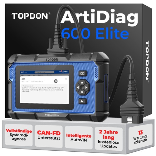 Topdon artidiag600 elite - artidiag600, pro