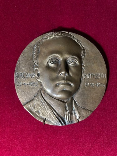 Ww2 placca giacomo - giacomo, matteotti