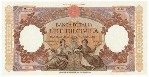 10000 lire capranesi - 10000,